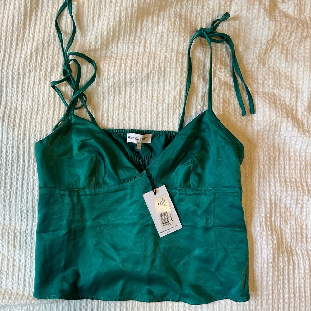 WeWoreWhat Silk Cami